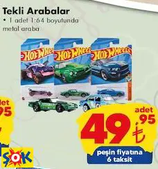 HOT WHEELS TEKLİ ARABALAR OYUNCAK